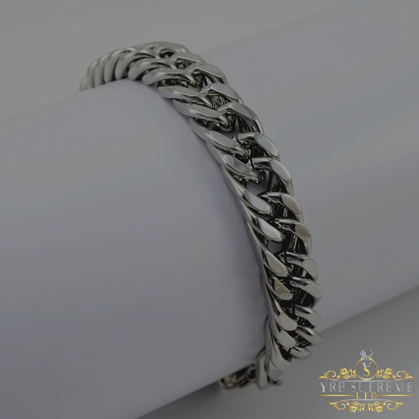 11mm Curb Bracelet Mens Silver Curb Chain Bracelet Mens Silver Bracelet Gift For Man
