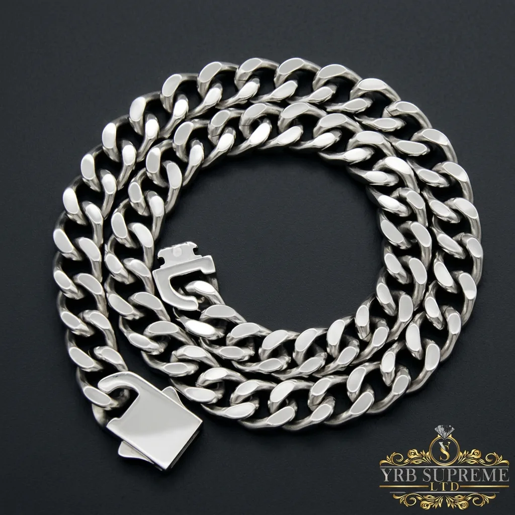 Silver Cuban Link Chain