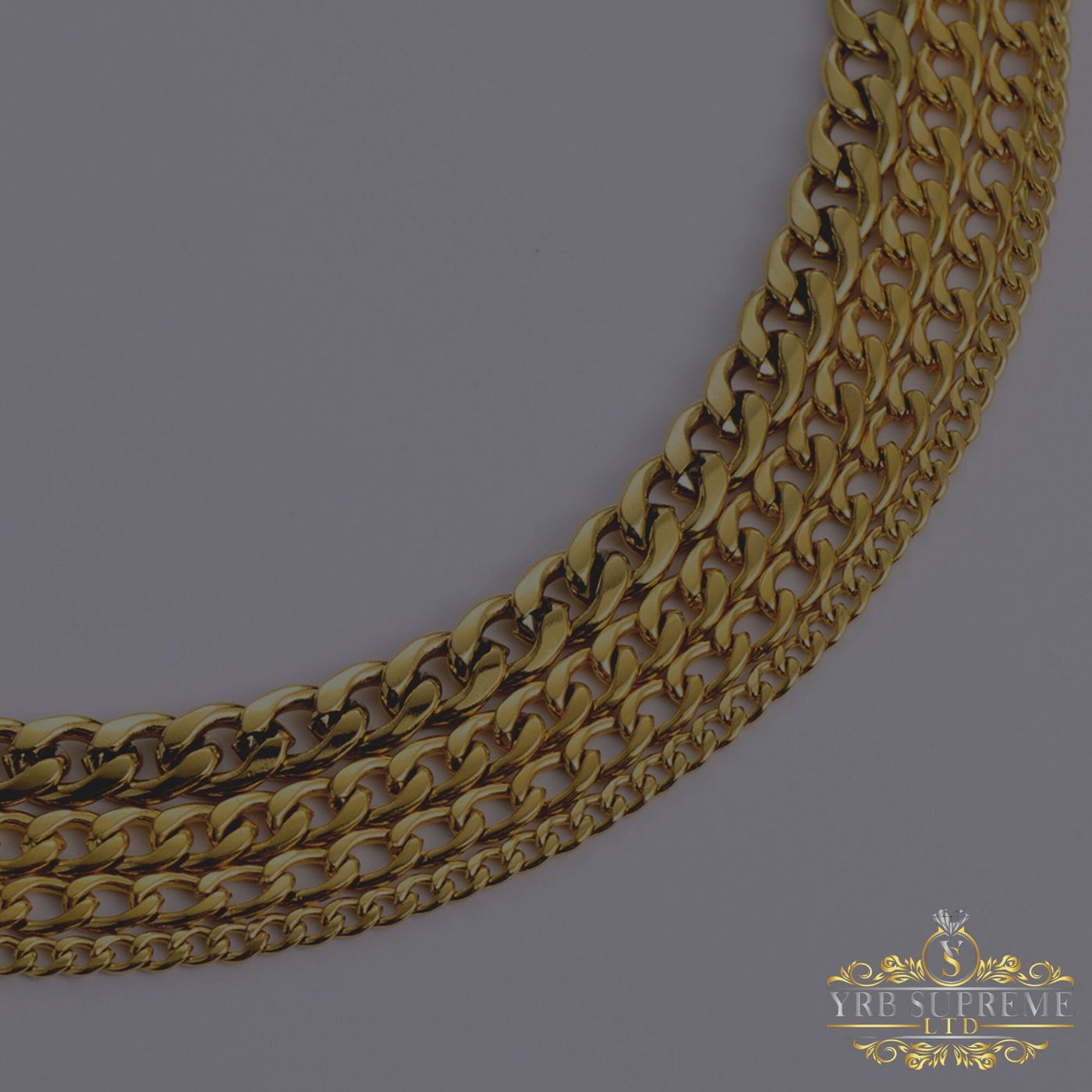 Gold Mens Chain Gift for him Cuban Mens chain