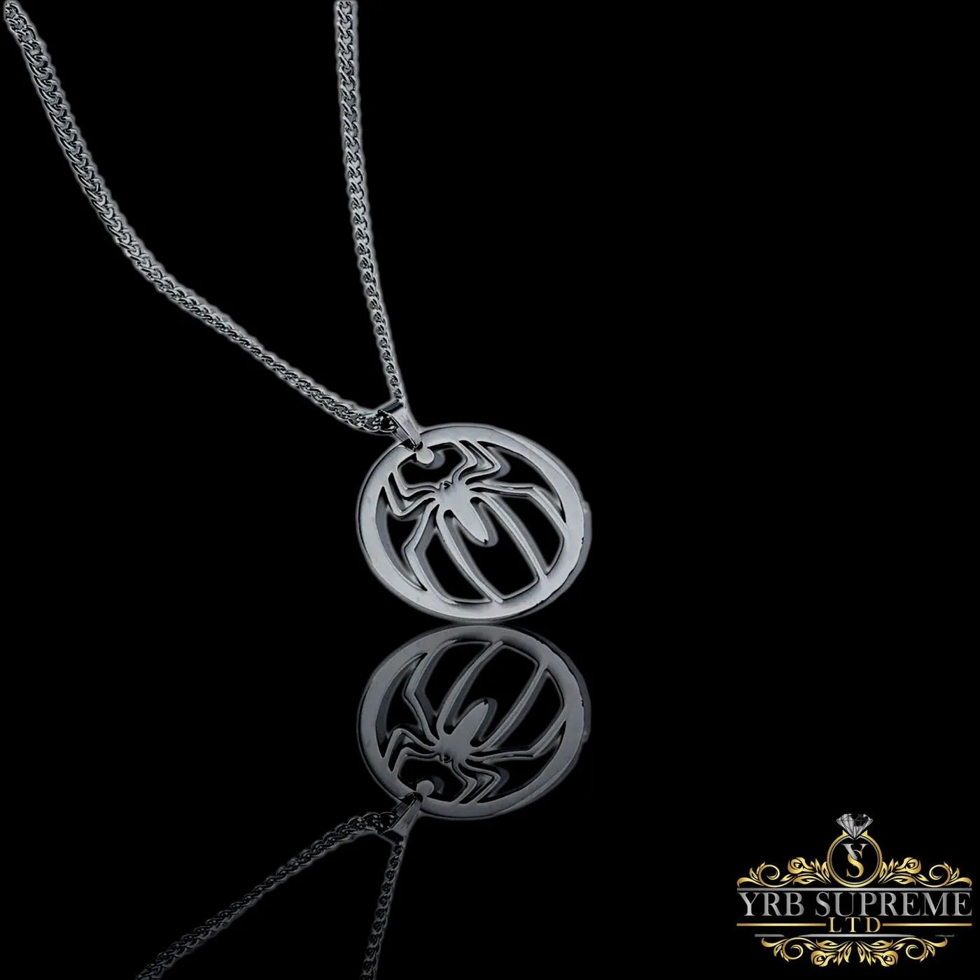 Silver Spider Pendant