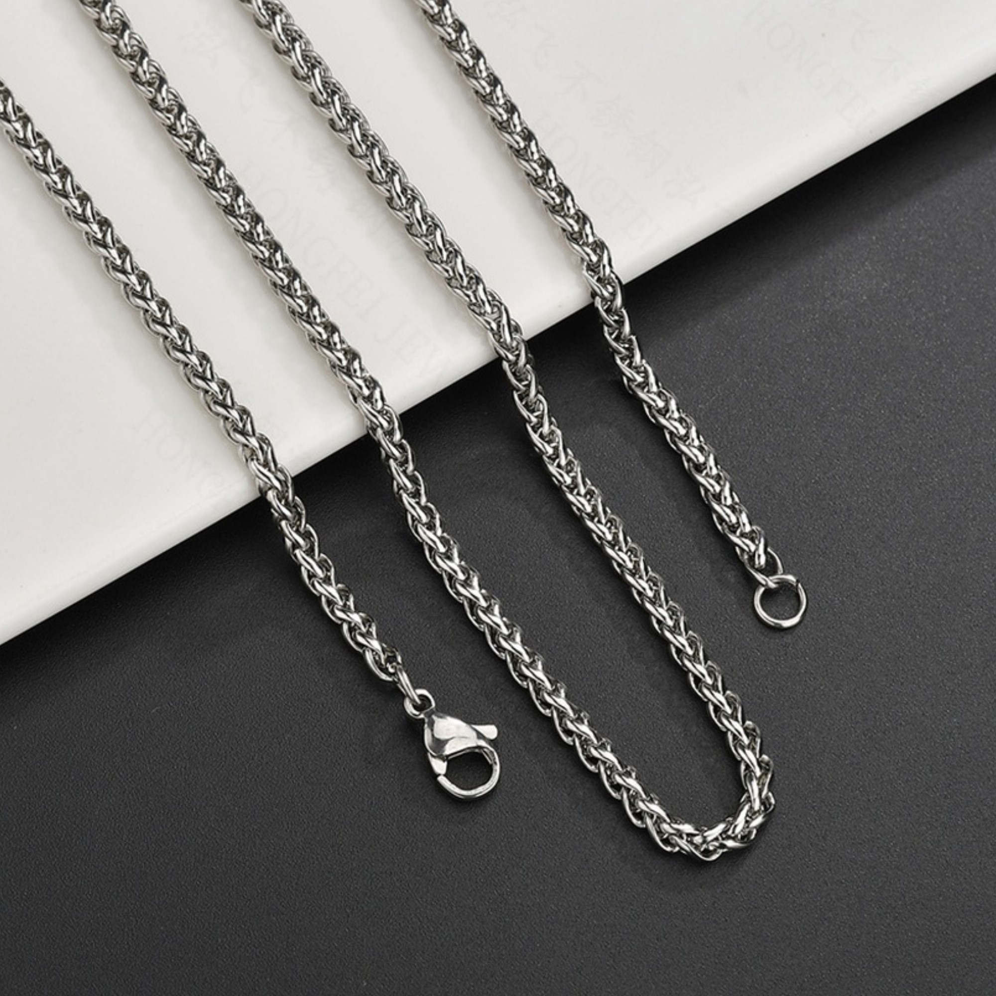 Silver 5mm Men's Chain, Waterproof Silver Chain, Necklace For Men