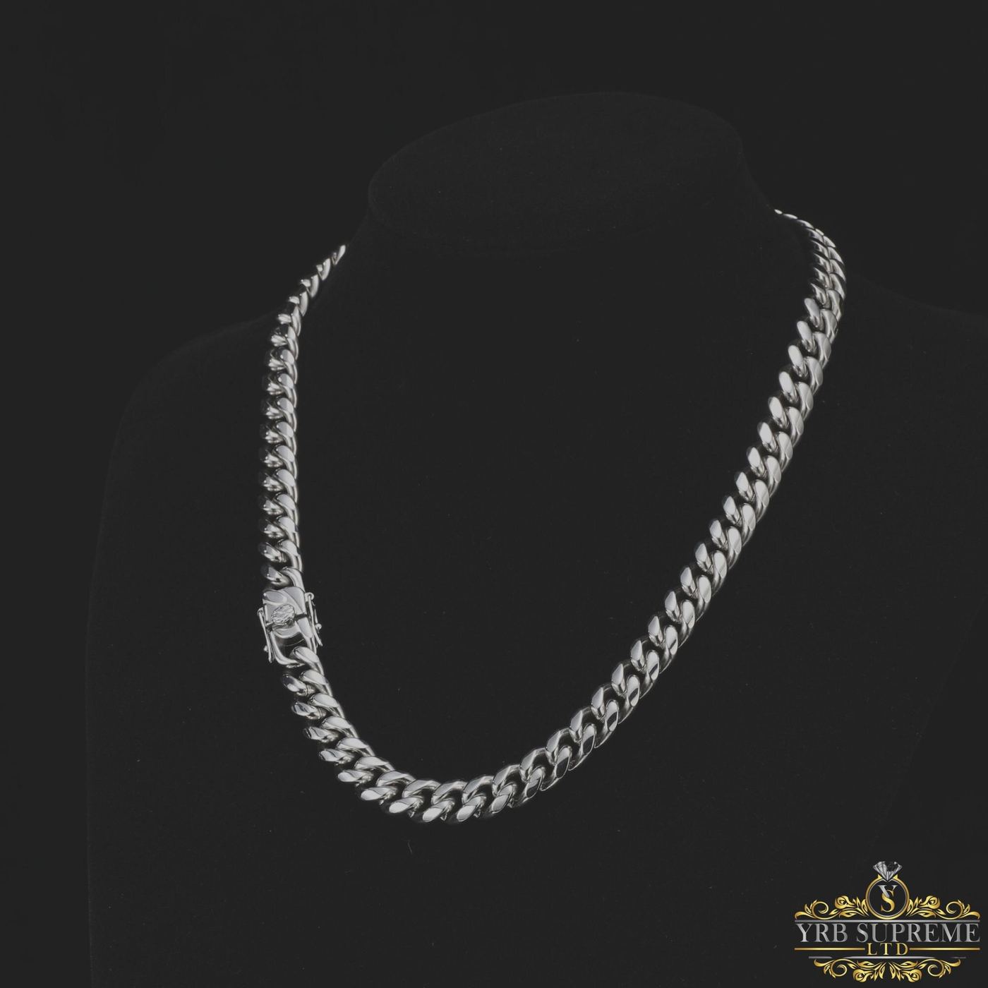 Silver 6mm Chain Mens Silver Cuban Chain Necklace for him Mens jewellery
