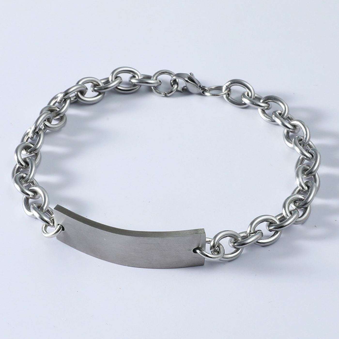 Silver Engraved Men Bracelet, Minimalist jewellery for him, Dream Big, Be Your Best, Motivational Bracelet, Waterproof Jewellery