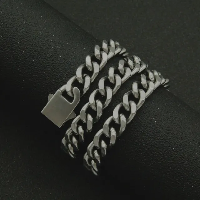 Silver Cuban Link Chain — photo 3