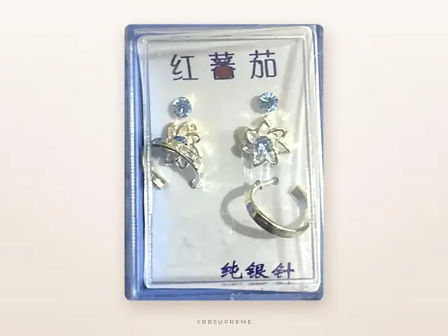 Flower Earring Set (3 Pairs) — photo 4