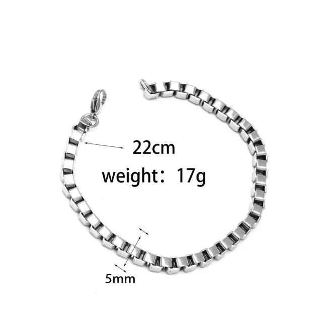 5mm Box Link Bracelet — photo 5