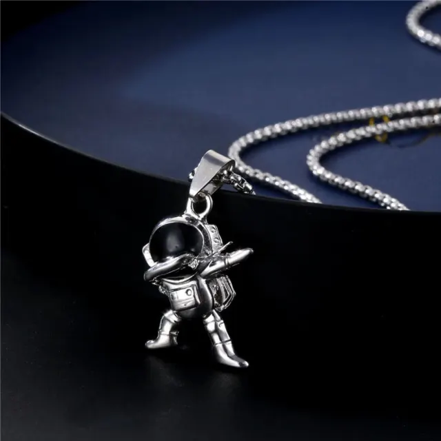 Silver Astronaut Pendant