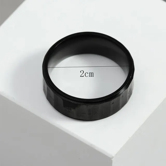 Thin Black Geometric Ring — photo 6