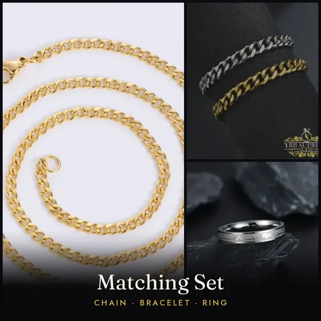Matching Set (chain, bracelet, ring)