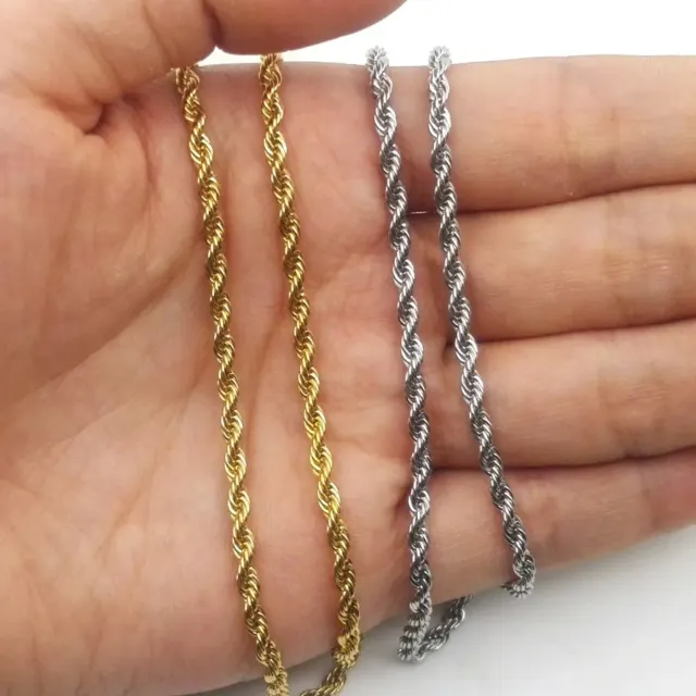 Gold Twisted Rope Chain — photo 3
