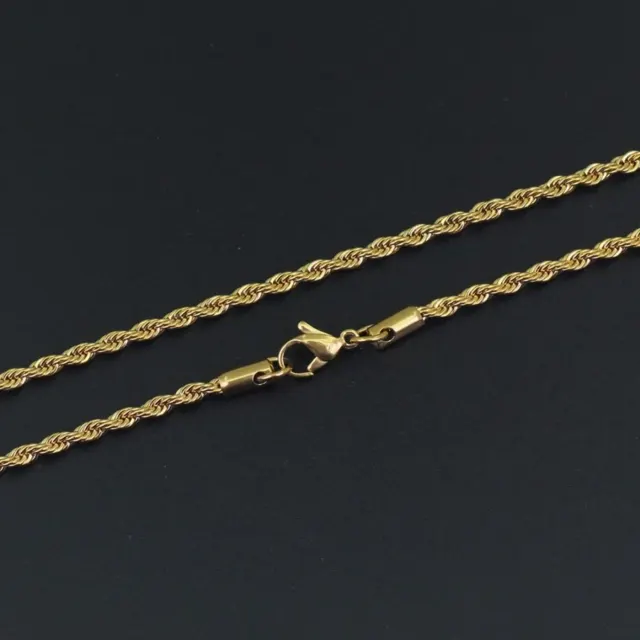 Gold Twisted Rope Chain — photo 5