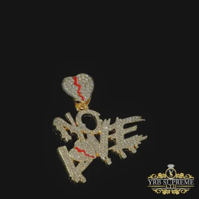 Iced Out No Love Pendant