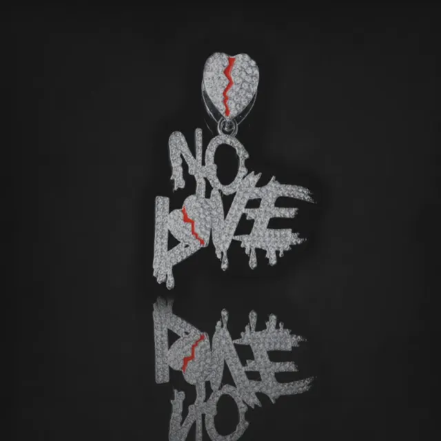 Iced Out No Love Pendant — photo 3