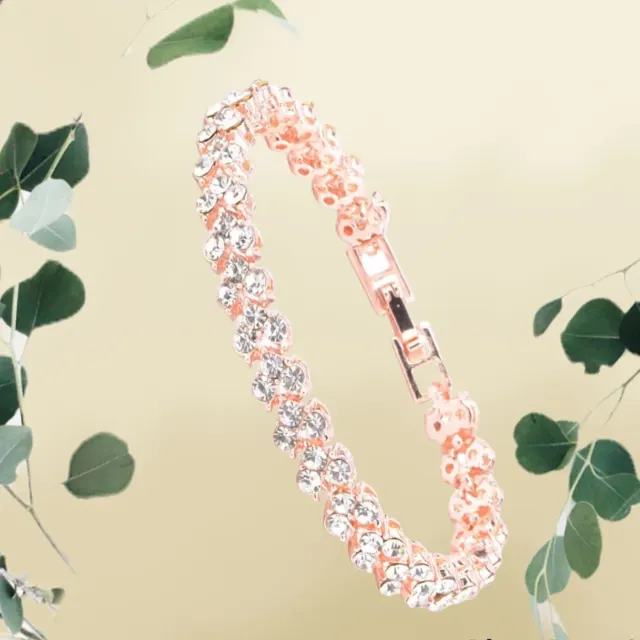 Rose Gold Crystal Bracelet