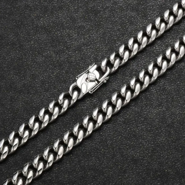 6mm Silver Cuban Chain — photo 3
