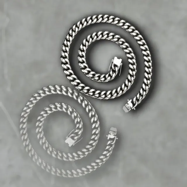 6mm Silver Cuban Chain — photo 4