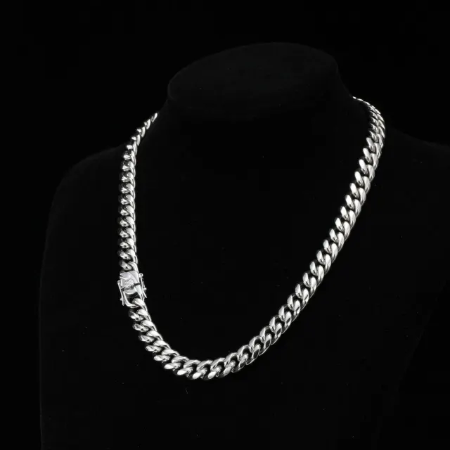 6mm Silver Cuban Chain — photo 5
