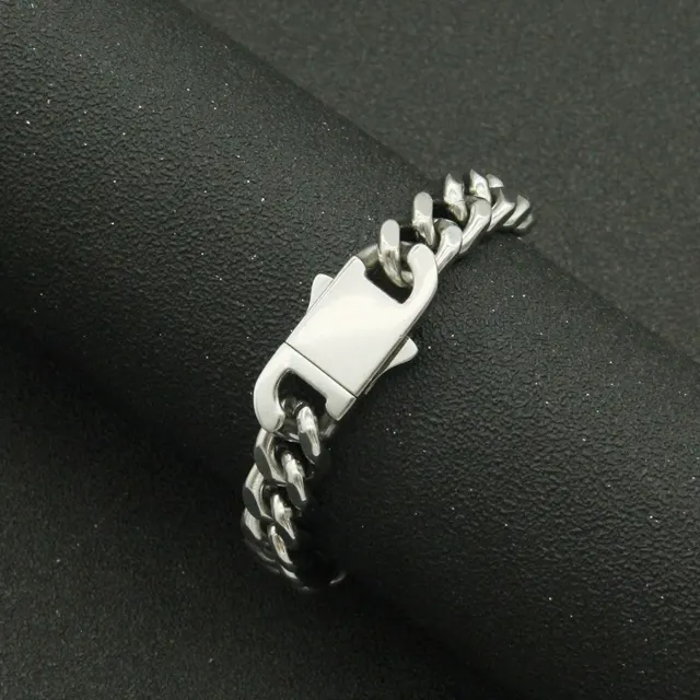 Silver Cuban Bracelet — photo 3