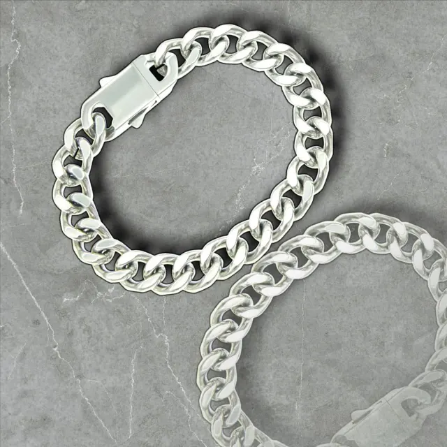 Silver Cuban Bracelet — photo 5