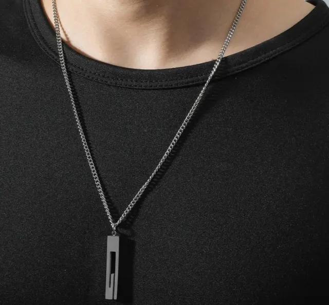 Thin Silver Pendant Chain