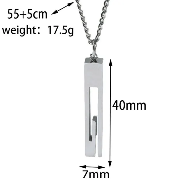 Thin Silver Pendant Chain — photo 5