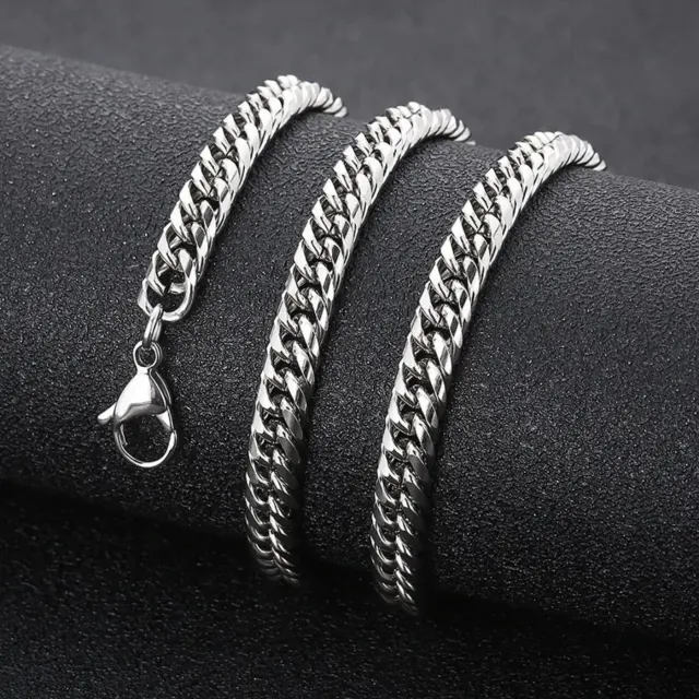 8mm Silver Curb Chain — photo 3