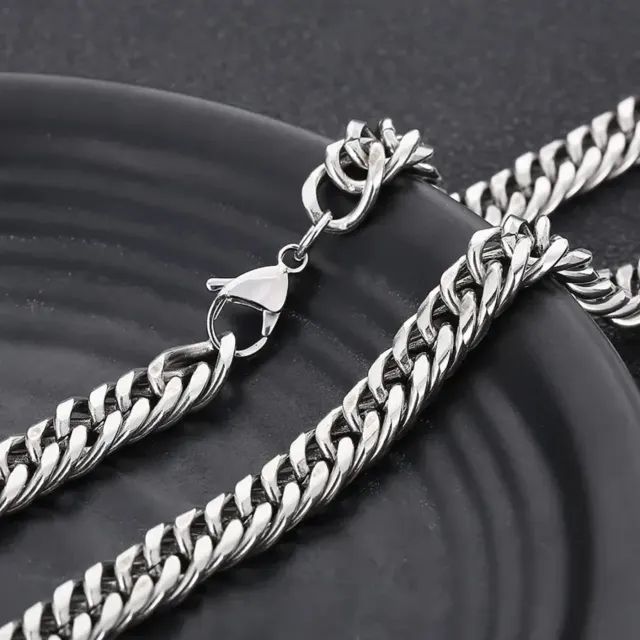 8mm Silver Curb Chain — photo 4