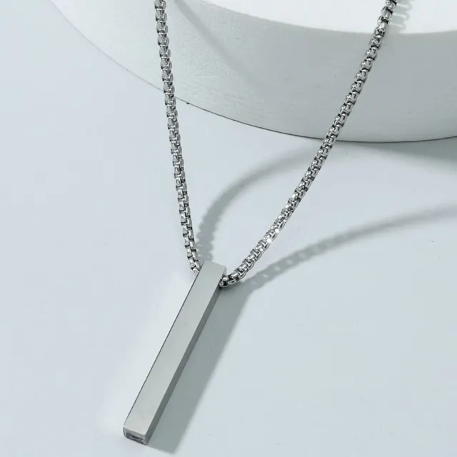 Bar Pendant Necklace — photo 4