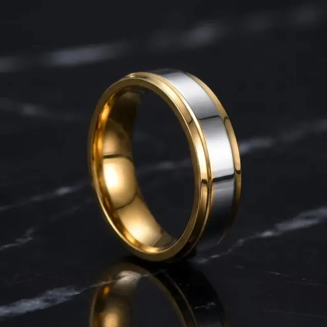 Two-Tone Wedding Band — photo 3